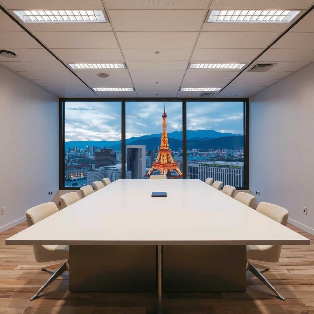 Pražské panorama s novou výstavbou