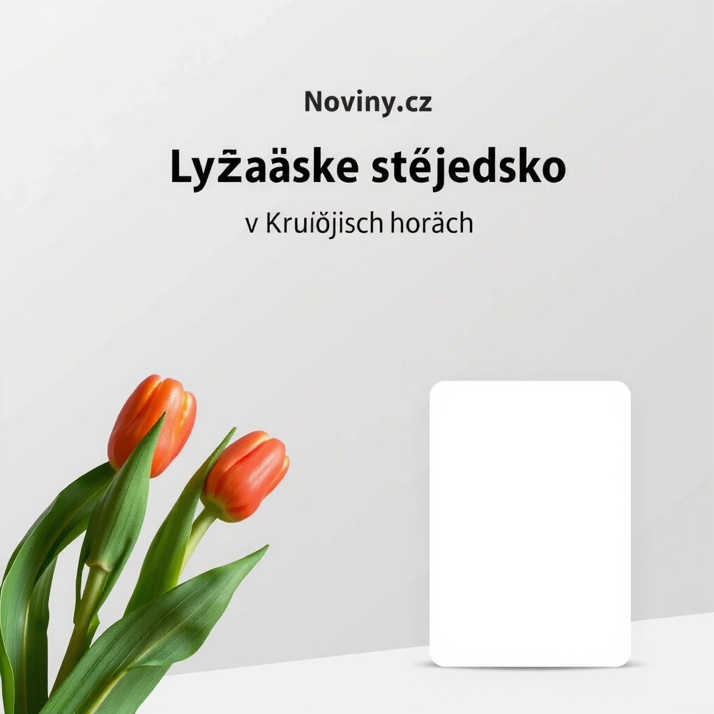 Lyžařské středisko v Krušných horách